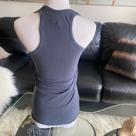 ELEVEN PARIS Will Smith ''LIFE IS A JOKE''  Gray stretch Tank Top woman’s M - Picture 2 of 6